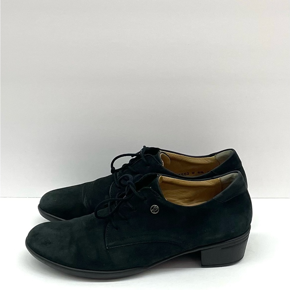 Hartjes XS casual women black suede shoes 6.5